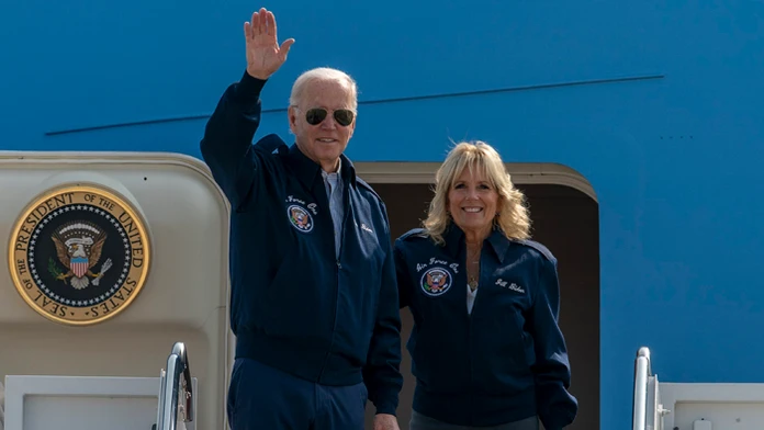 Americký prezident Joe Biden s manželkou.