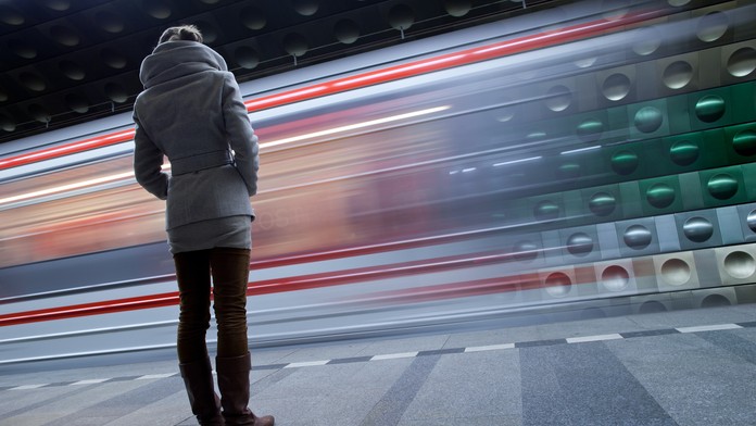 Pražské metro (ilustračná fotografia)