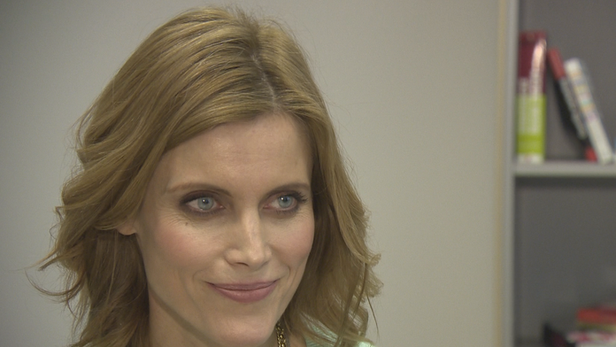 Herečka Silvia Šuvadová