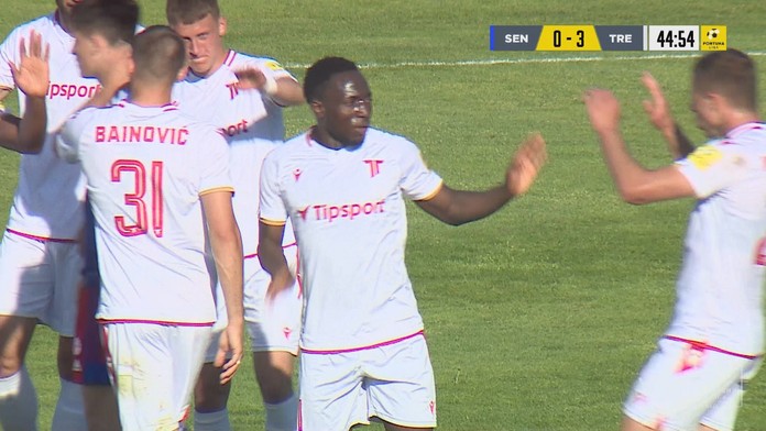 VIDEO: Trenčín si poradil so Senicou rozdielom triedy. O všetkom rozhodol záver prvého polčasu