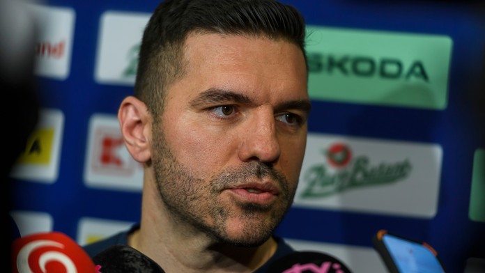 Na snímke asistent trénera slovenskej hokejovej reprezentácie Peter Frühauf.