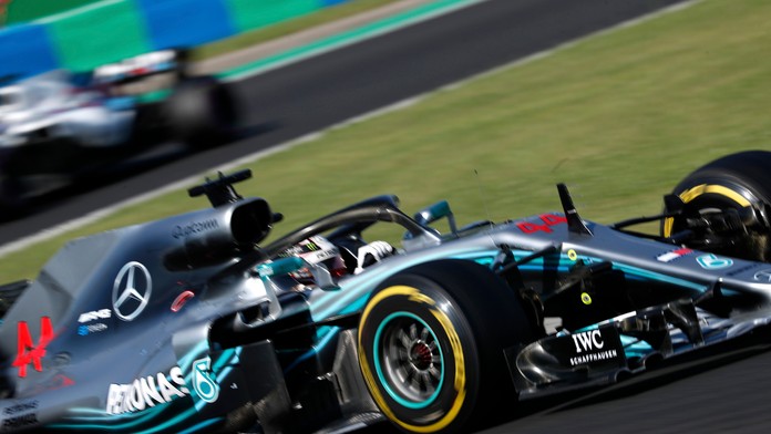 Lewis Hamilton na VC Maďarska.