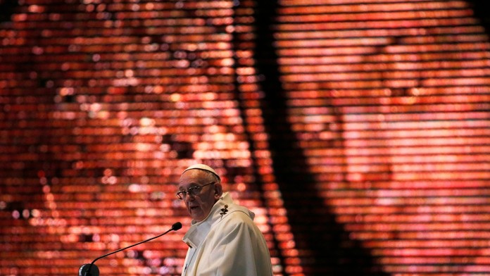 Pápež František v Mexiku.