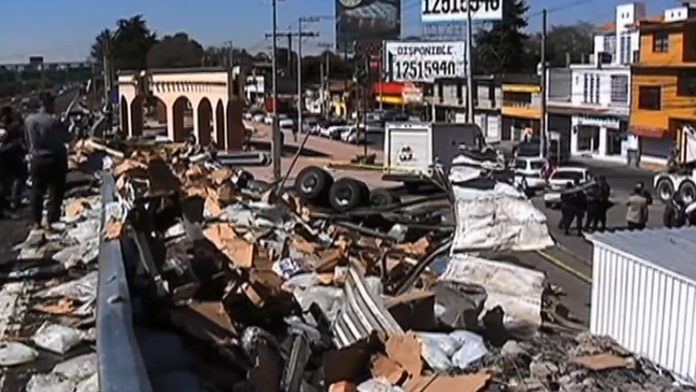 Záber z miesta nehody.