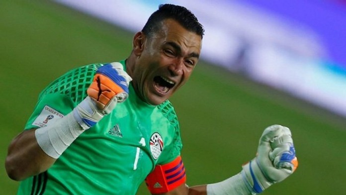 Brankár Egypta Essam El-Hadary.