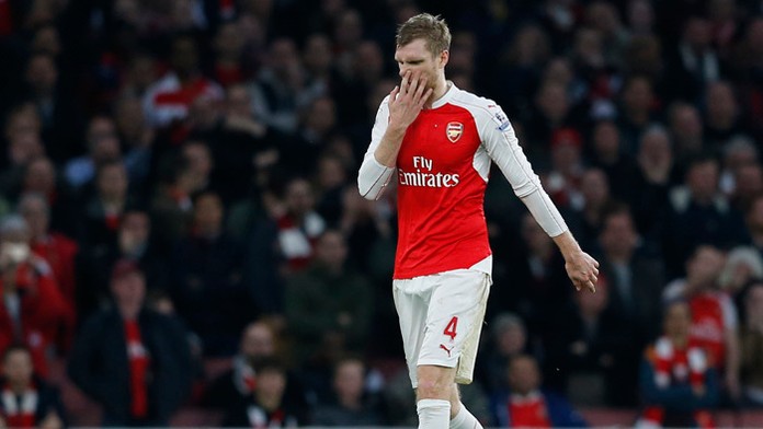 Hráč Arsenalu Londýn Per Mertesacker.