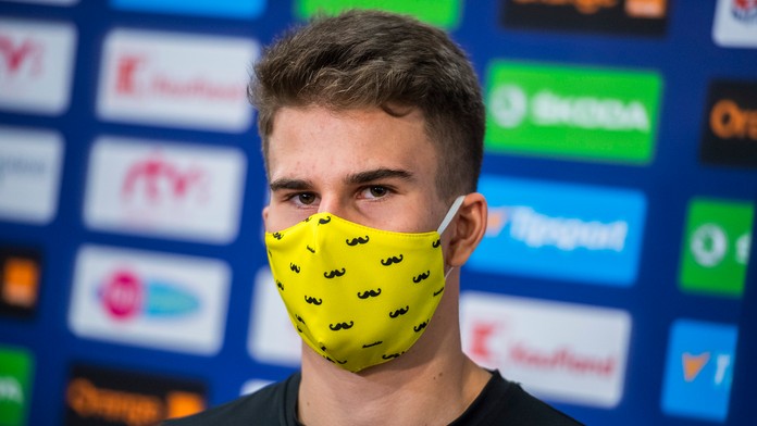 Reprezentačný debutant Filip Mešár.