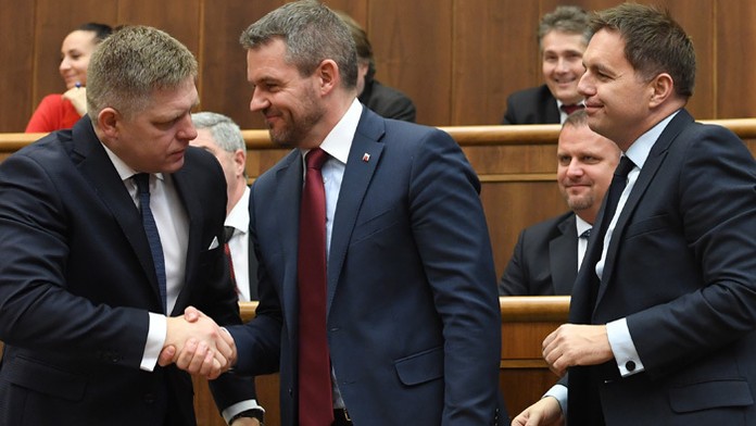 Robet Fico, Peter Pellegriny, Peter Kažimír 