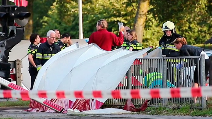 Tragická nehoda v holandskom meste Oss.