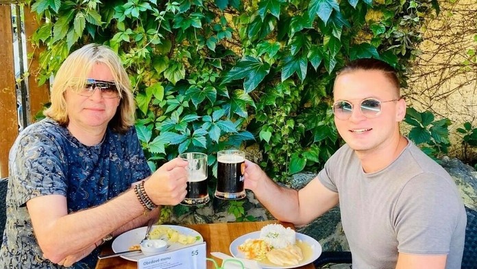 Braňo Mojsej so synom