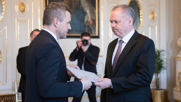 Peter Pellegrini a Andrej Kiska