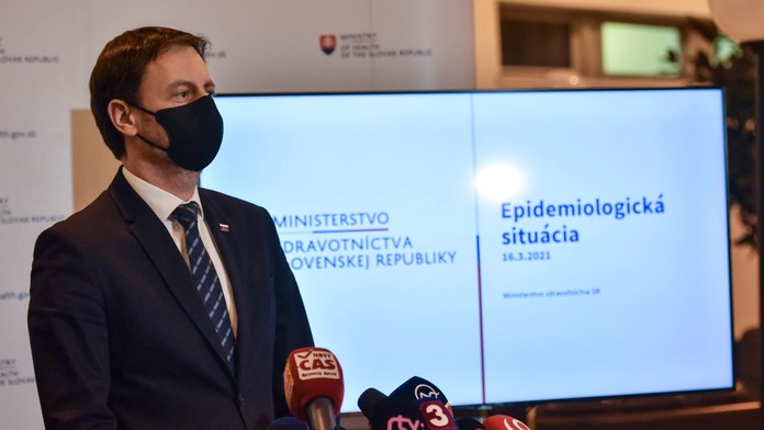 Eduard Heger na pôde ministerstva zdravotníctva.