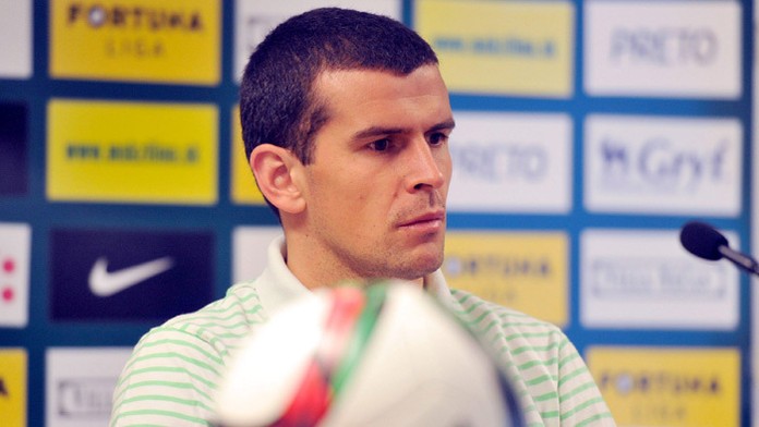 Kapitán MŠK Žilina Viktor Pečovský na archívnej snímke.