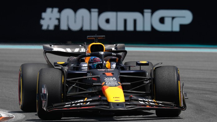 Holandský jazdec formuly 1 Max Verstappen z tímu Red Bull.