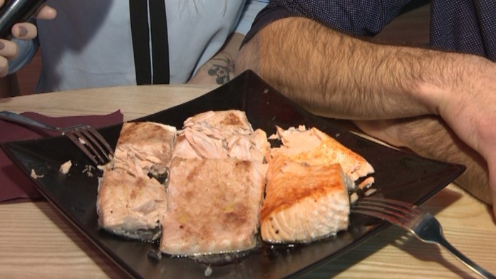 Test kvality lososov.