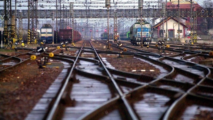 Železničná stanica v Leopoldove.