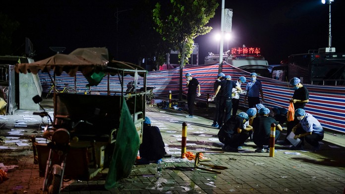 Z miesta nešťastia. 