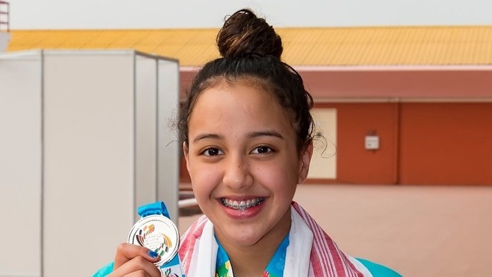 Nepálska plavkyňa Gaurika Singhová.