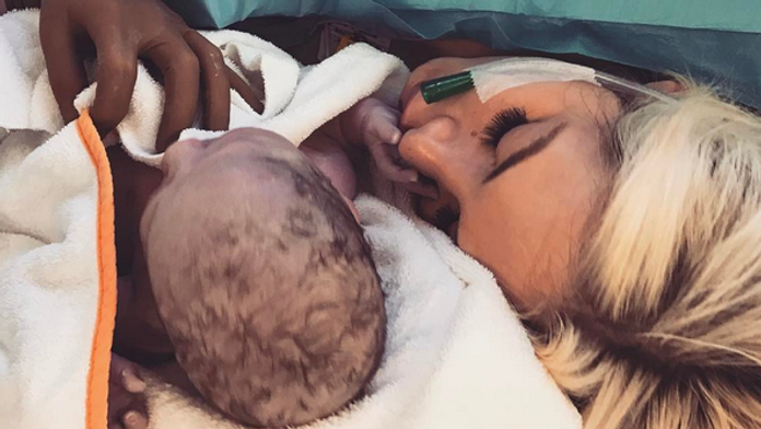 Šťastná mamička. 