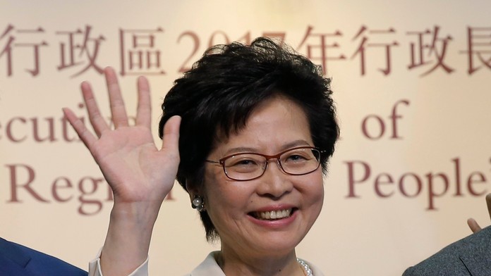 Carrie Lamová - nová správkyňa Hongkongu.