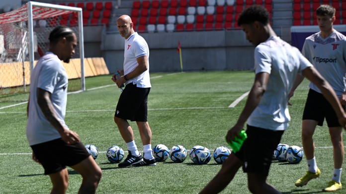 AS Trenčín počas úvodného tréningu pred štartom nového ročníka Fortuna ligy