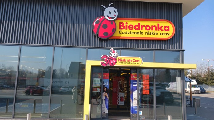 Obchod Biedronka v Krakove 