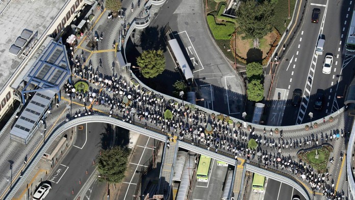 Zemetrasenie v Tokiu.