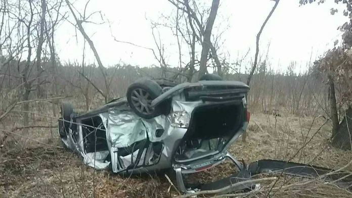 Nehoda pri obci Kostolište. 