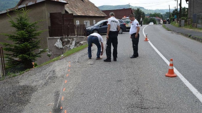 Nehoda v Rimavskom Brezove.