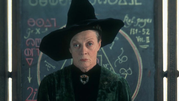 Maggie Smith ako profesorka Minerva McGonagallová
