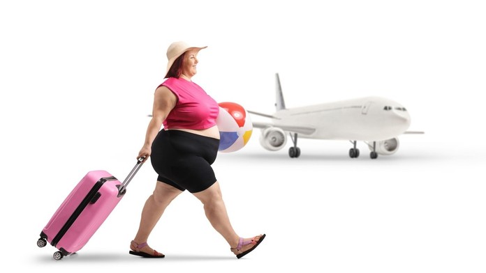 Cestujúca s nadváhou (ilustračná snímka)