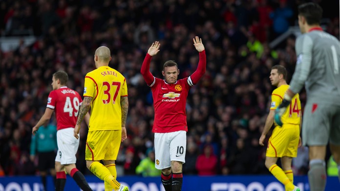 Skóre stretnutia Manchester United-Liverpool otvoril Wayne Rooney.