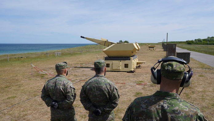Výcvik slovenských vojakov so systémom Mantis