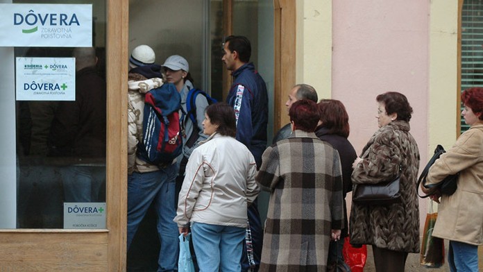 Pobočka poisťovne Dôvera na Hlavnej ulici v Košiciach.