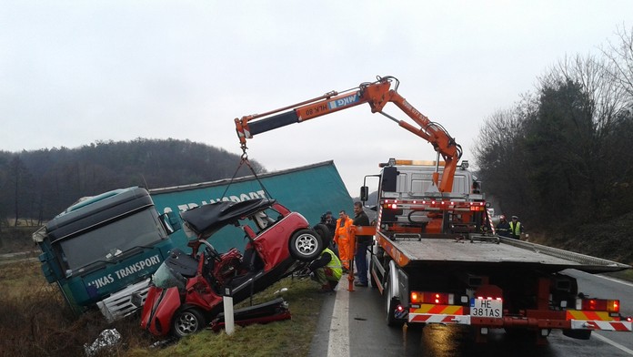 Nehoda pri Hrabovci. 