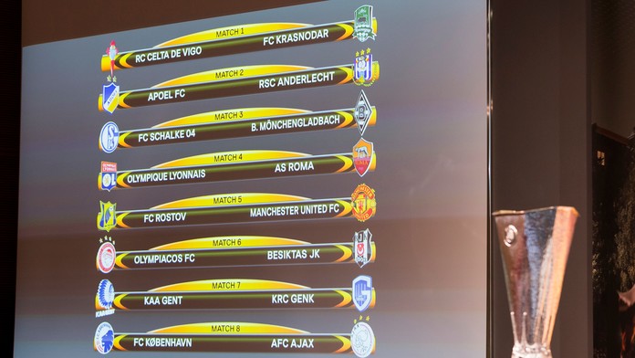 Osemfinálové dvojice Európskej ligy UEFA, ktoré vyžrebovali v sídle UEFA vo švajčiarskom Nyone.