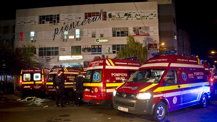 Po požiari v nočnom klub Colectiv.