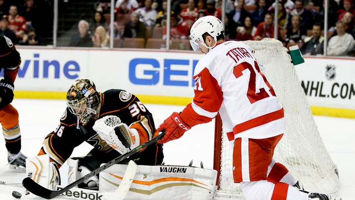 Hokejista Detroitu Red Wings Slovák Tomáš Tatar 