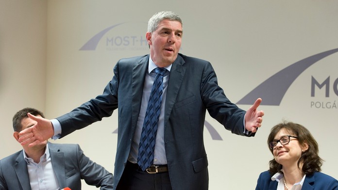 Z tlačovej konferencie po zasadnutí Republikovej rady strany Most-Híd 