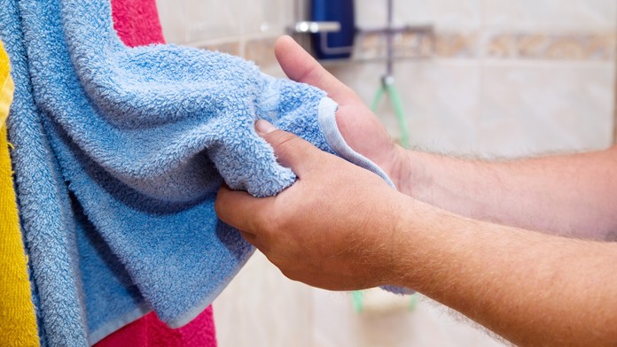 Uteráky v kúpeľni. Ilustračná snímka. 