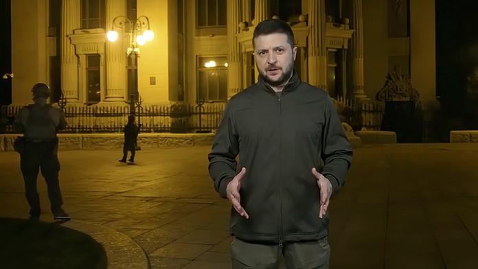 Ukrajinský prezident Volodymyr Zelenskyj.