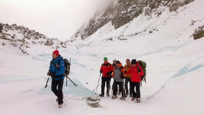 Výstup na Lomnický štít.