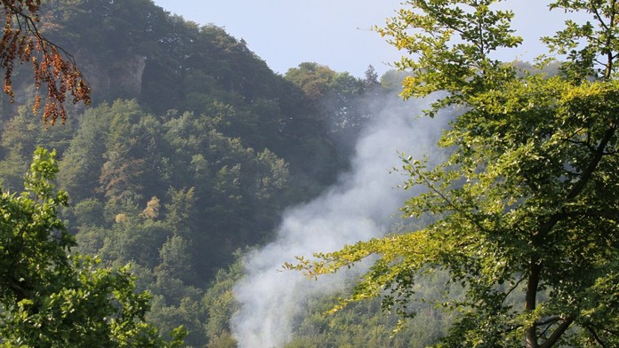 Pád malého lietadla vo Švajčiarsku