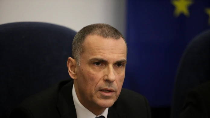 Na snímke generálny prokurátor Maroš Žilinka informuje na tlačovej konferencii o stretnutí s premiérom Robertom Ficom.