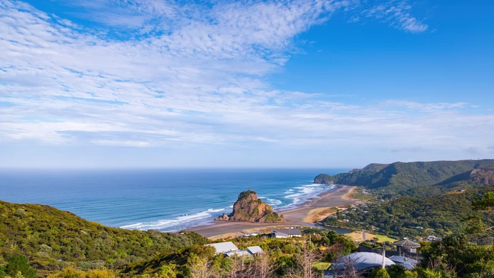 Piha, Nový Zéland. Ilustračná snímka. 
