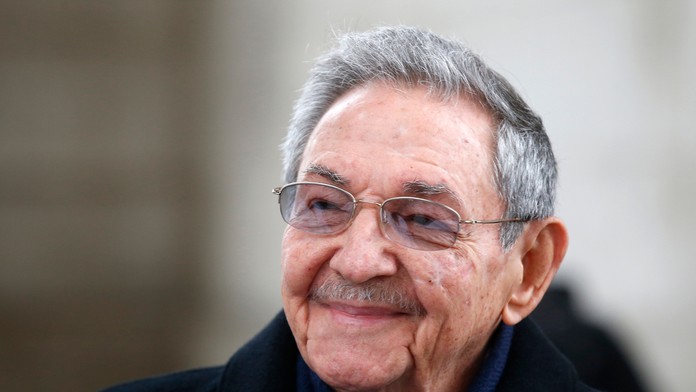 Na snímke kubánsky prezident Raúl Castro