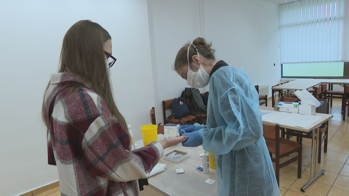 Testovanie na protilátky.