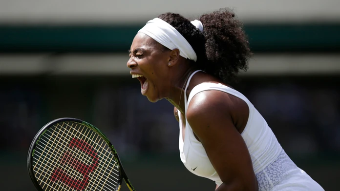 Serena Williamsová na Wimbledone.