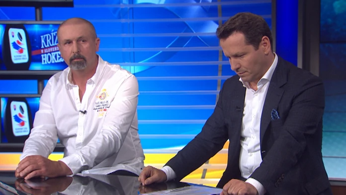Zdeno Cíger a šéf SZĽH Martin Kohút.