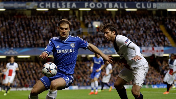 Hráč Chelsea Londýn Branislav Ivanovič.